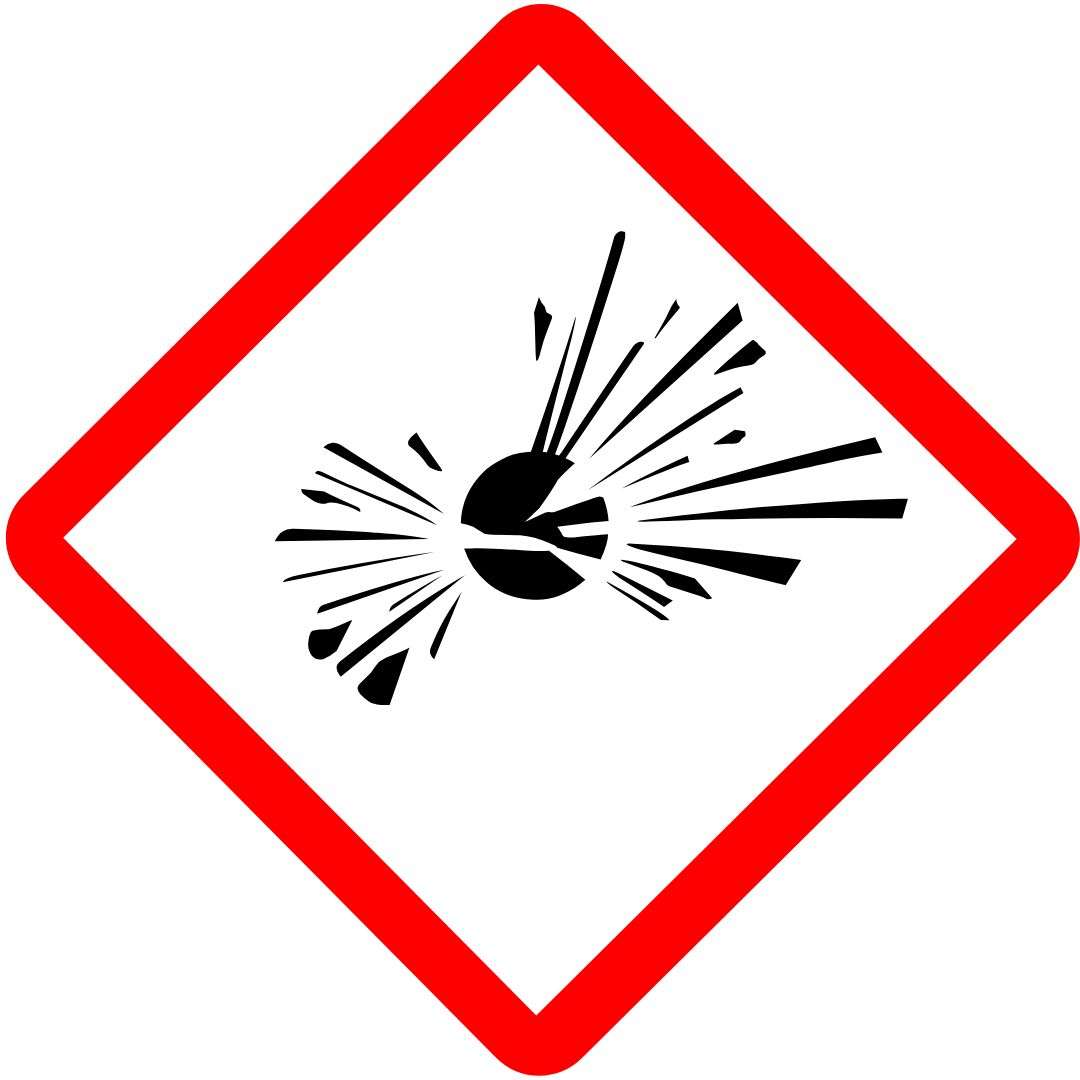Explosive hazard symbol