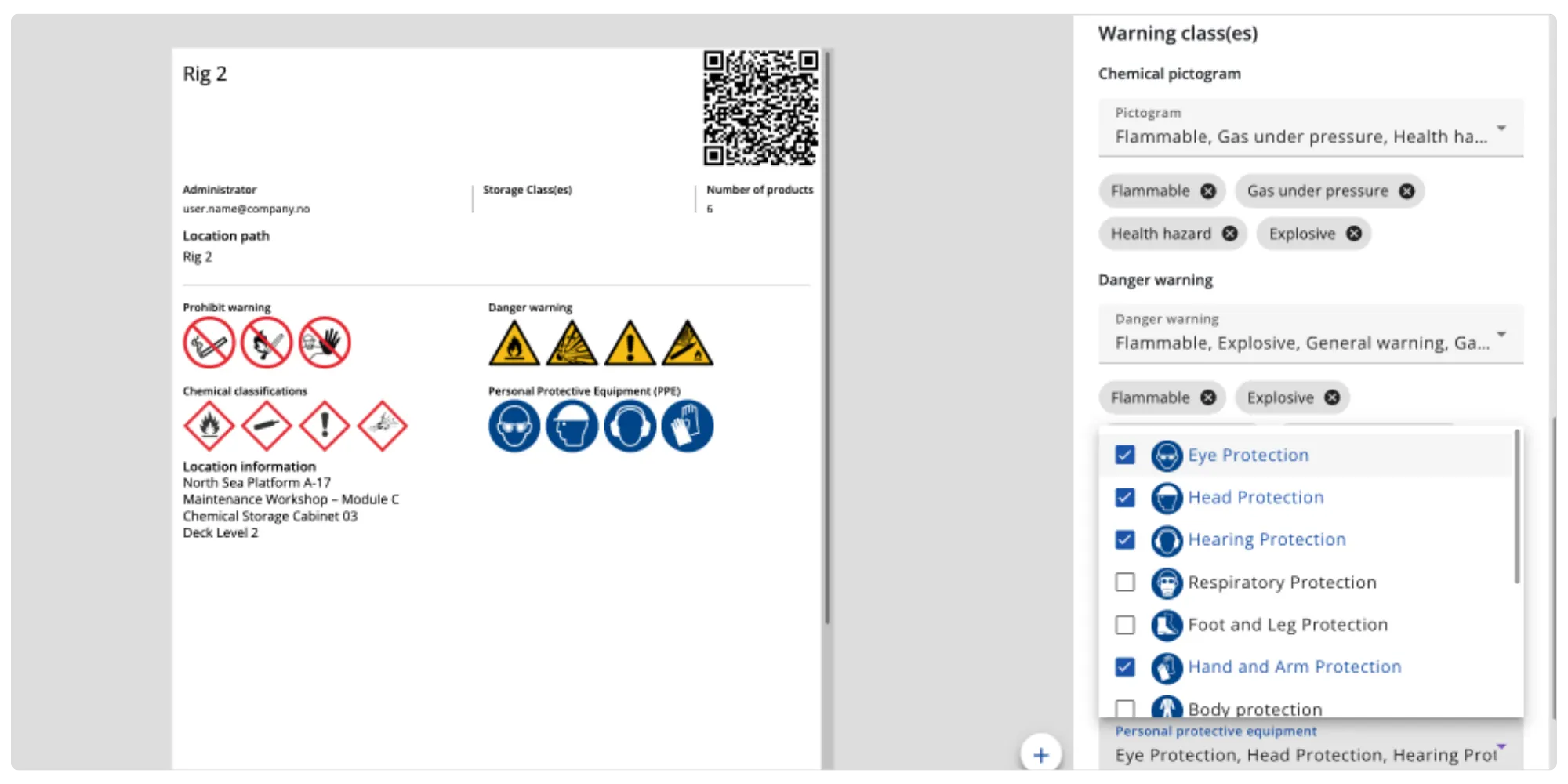 ChemCenter Chemical labelling