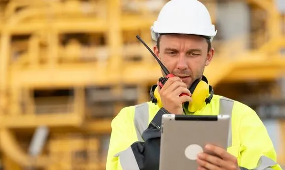 Oil and gas operation worker