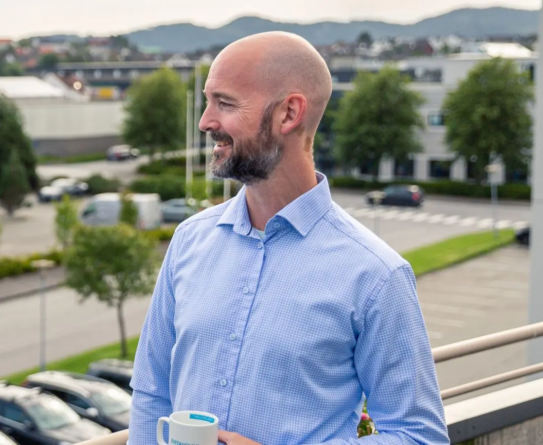 Morten Hjelle i ChemCenter